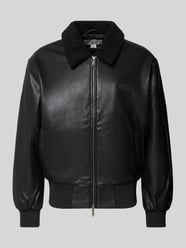 Regular Fit Jacke in Leder-Optik mit Umlegekragen von Calvin Klein Jeans - 8