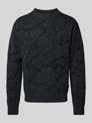 Sweatshirt mit Strukturmuster Modell 'Kratere' von BOSS Orange Schwarz - 17