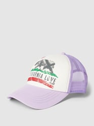 Basecap mit Motiv-Print Modell 'PITSTOP' von Billabong Lila - 3
