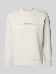 Sweatshirt met labelprint van Calvin Klein Jeans - 16