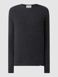 Sweter z wełny jagnięcej  od Seidensticker Studio Szary - 36