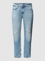 Slim Fit Jeans im Destroyed-Look von Marc O'Polo Denim Blau - 15