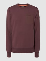 Sweatshirt mit Brusttasche Modell 'Nynorsk' von Napapijri Rot - 12