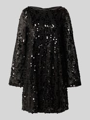 Relaxed mini-jurk met all-over pailletten van Jake*s Cocktail - 22