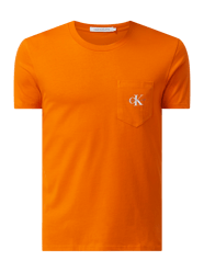 T-Shirt aus Bio-Baumwolle von Calvin Klein Jeans Orange - 9