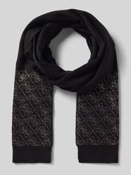 Sjaal van viscosemix met siersteentjes, model 'NORA' van Guess - 15