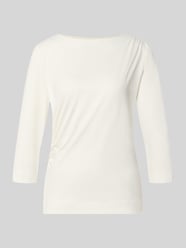 t-shirt o kroju regular fit z dekoltem w łódkę od s.Oliver BLACK LABEL - 10