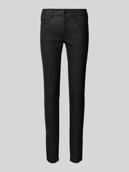 Skinny Fit Jeans mit Beschichtung Modell 'ALEXA' von Tom Tailor Schwarz - 4