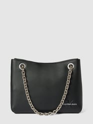 Torba shopper z detalami z logo od Calvin Klein Jeans Czarny - 3