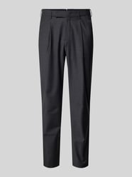 Spodnie materiałowe o kroju slim fit z dodatkiem wełny od g1920 - 10