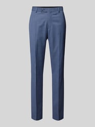 Slim fit pantalon met persplooien van HECHTER PARIS - 6