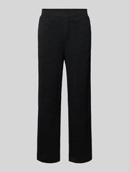 Spodnie dresowe o kroju regular fit z efektem żakardu model ‘MIRROR LONG’ od BOSS Green - 31