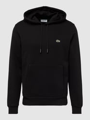 Hoodie mit Label-Detail von Lacoste Schwarz - 24