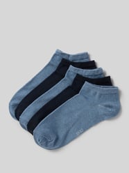 Sneakersokken met ribboordjes in een set van 5 paar van camano - 43
