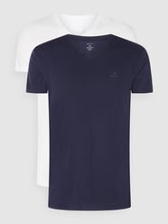 T-shirt van katoen in een set van 2 van Gant Blauw / turquoise - 28
