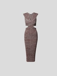 Midikleid mit Cut Outs von Self-Portrait Braun - 16