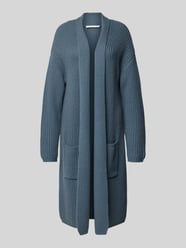 Longcardigan mit Kaschmir-Anteil und offener Front von Herzensangelegenheit Blau - 10