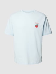 T-Shirt mit Label-Print von MCNEAL Blau - 40