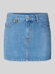 Spódnica jeansowa o kroju regular fit z mieszanki bawełny model 'GALANIE_B' od HUGO Blue - 13