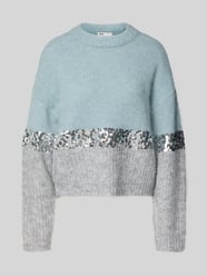 Relaxed fit gebreide pullover met wol, model 'MAINE' van Only - 22