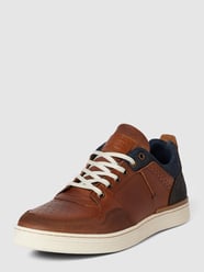Sneakersy z perforacjami od BULLBOXER Brązowy - 9