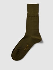 Socken mit Label-Print Modell 'Tiago' von Falke Grün - 12