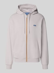 relaxed fit sweatjack van puur katoen model 'NADARASI' van HUGO Blue - 44