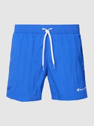 Badehose mit Label-Detail von CHAMPION Blau - 10