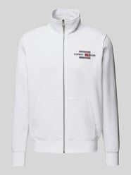 Sweatjacke mit Stehkragen von Tommy Hilfiger Weiß - 43