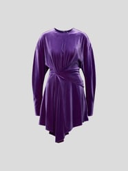 Minikleid in Samt-Optik von Alexandre Vauthier Lila - 8