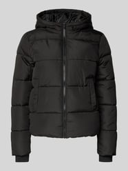 Regular fit gewatteerd jack met capuchon, model 'BEE NEW' van Pieces - 41