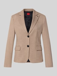 Regular Fit Blazer mit Viskose-Anteil Modell 'ANORIA' von HUGO Beige - 43