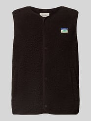 Weste aus Teddyfell mit Label-Detail Modell 'HOKTOWN' von American Vintage - 6
