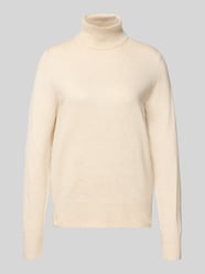 Regular Fit Rollkragenpullover aus Viskose-Mix von s.Oliver RED LABEL Beige - 32