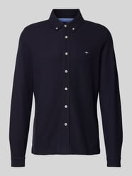 Koszula casualowa o kroju slim fit z kołnierzykiem typu button down od Fynch-Hatton - 5
