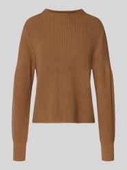 Gebreide pullover met opstaande kraag, model 'Pontelle' van OPUS - 6