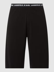 Pyjama-Hose aus Lyocellmischung von Karl Lagerfeld Schwarz - 31