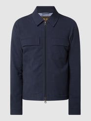 Jack met tweewegritssluiting, model 'Newton' van MOS MOSH Blauw - 3