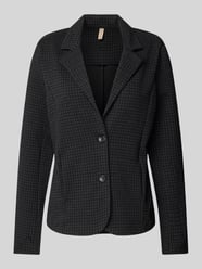 Blazer mit Eingrifftaschen Modell 'Isobel' von Soyaconcept Schwarz - 6