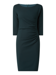 Sukienka koktajlowa z drapowaniem  od Paradi Zielony - 40