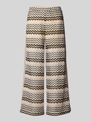 Culotte mit elastischem Bund von comma Beige - 24