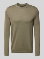 sweter o kroju slim fit z czystej bawełny Marc O'Polo × DFB Travel kolekcja od Marc O'Polo - 26