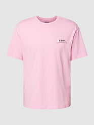 T-Shirt mit rückseitigem Motiv-Print Modell 'KEITHHARING' von Jack & Jones Pink - 18