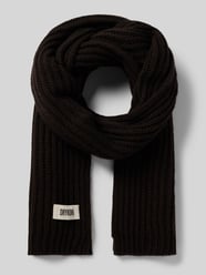 Sjaal met labeldetail, model 'CRONICA' van Drykorn Beige - 20