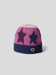 Beanie in schimmernder Optik von Paco Rabanne Lila - 1