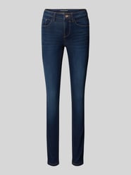 Skinny Jeans aus Baumwoll-Mix mit Kontrastnähten Modell 'ALEXA' von Tom Tailor Blau - 36