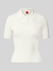 Sweter dzianinowy o kroju slim fit z mieszanki wiskozy model 'Sareplette' od HUGO - 2