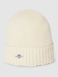 Beanie in gebreide look van Gant - 29