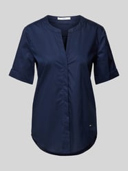 Bluse mit Tunikakragen Modell 'Style. Veri' von Brax Blau - 5
