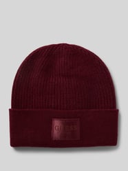 Beanie mit Kaschmir-Anteil Modell 'BRENTON' von Guess Bordeaux - 9